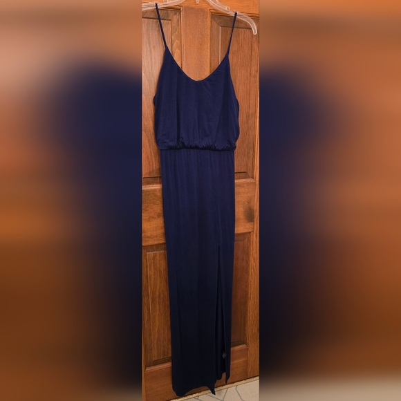 Lulus Watch the Sunset Navy Blue Maxi Dress - Picture 9 of 11